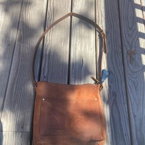 InBlue Leather Purse